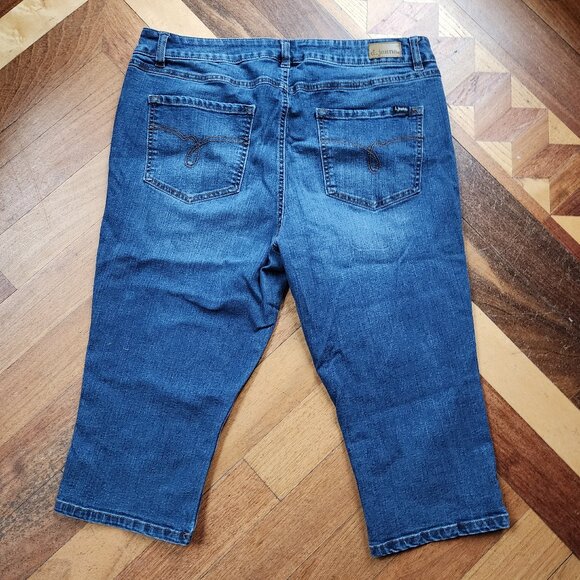 D. Jeans Cropped Pedal Pusher Jeans Size 14 - Picture 7 of 11